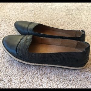 Black OluKai Slip Ons